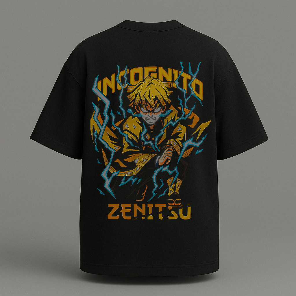 Infinity castle Zenitsu Agatsuma oversize t shirt