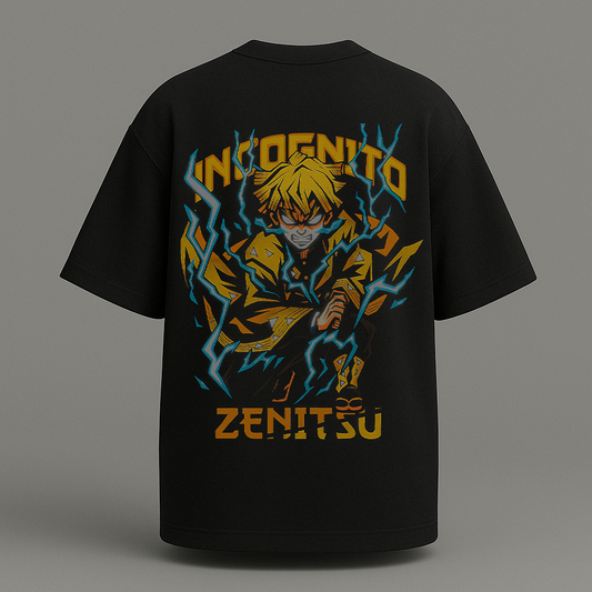 Infinity castle Zenitsu Agatsuma oversize t shirt