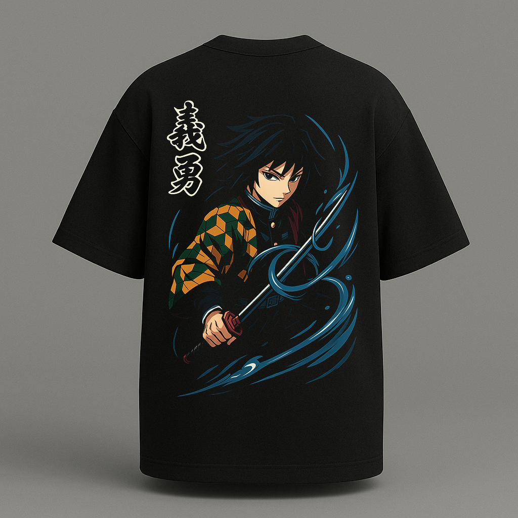 Infinity castle Giyu Tomioka oversize t shirt