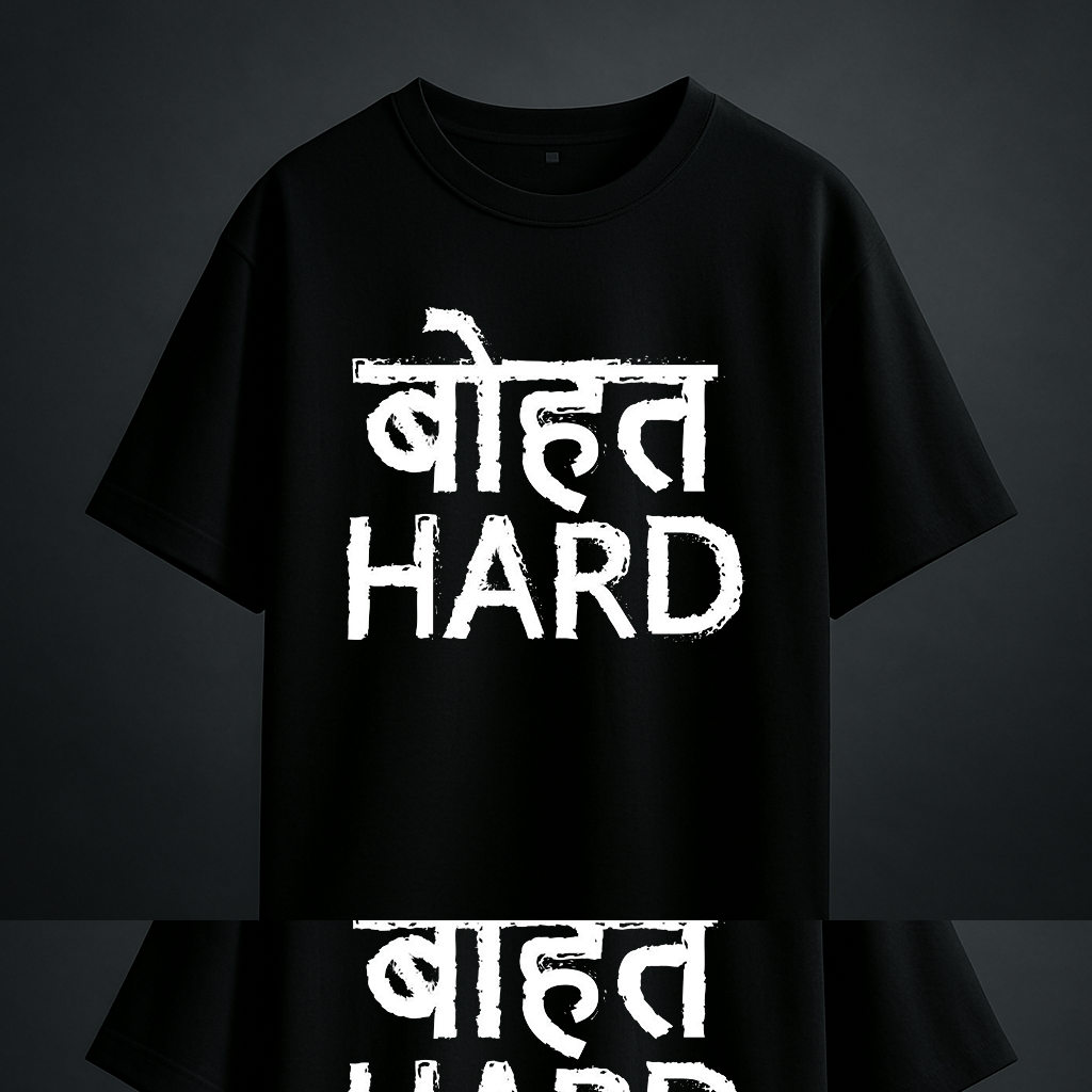 hard Oversize Drop shoulder t shirt