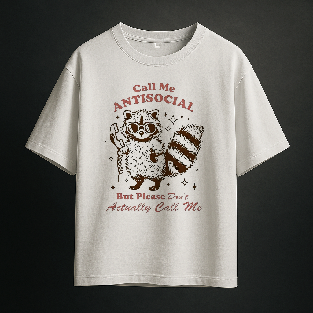 Antisocial Oversize Drop shoulder t shirt