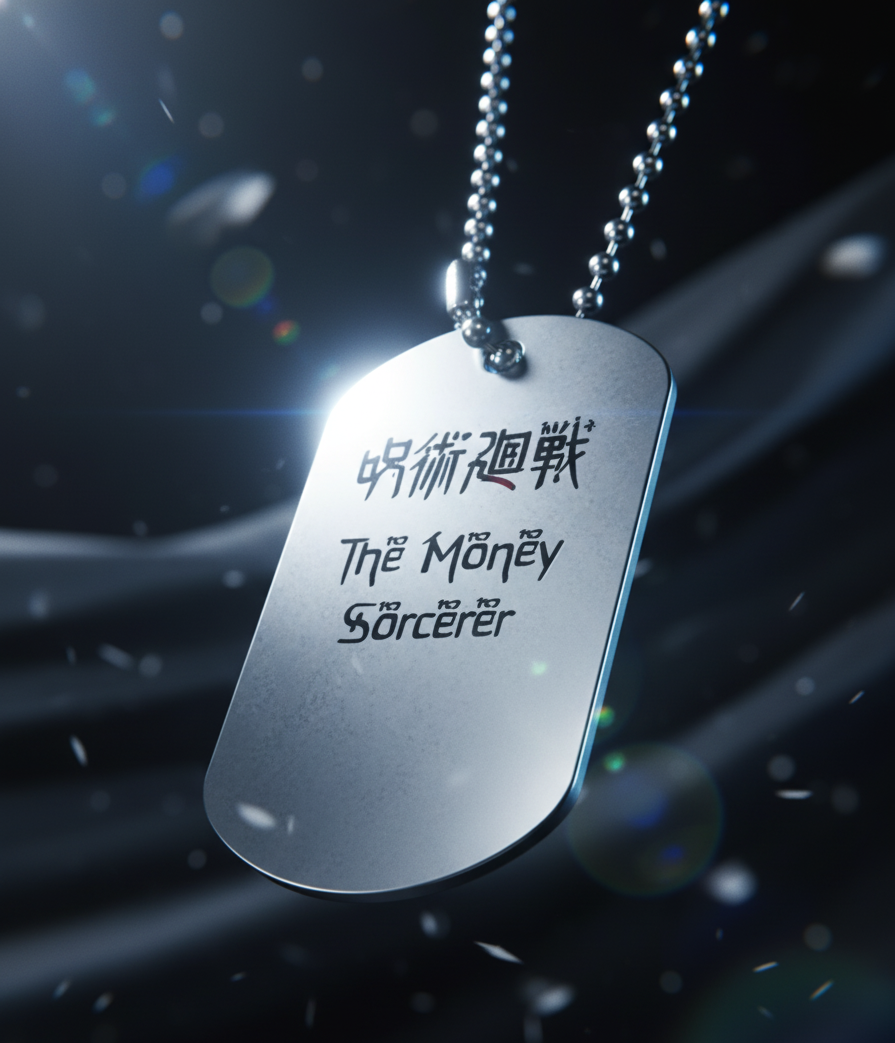 The Black Bird Manipulator Dog Tag