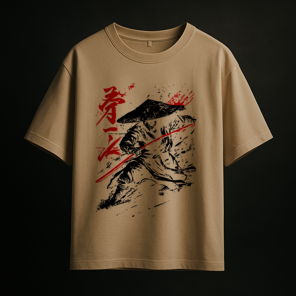 Samurai oversize drop shoulder t shirt