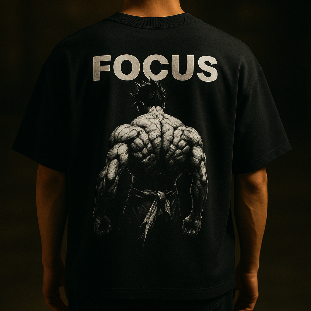 Focus oversize drop shoulder t shirt
