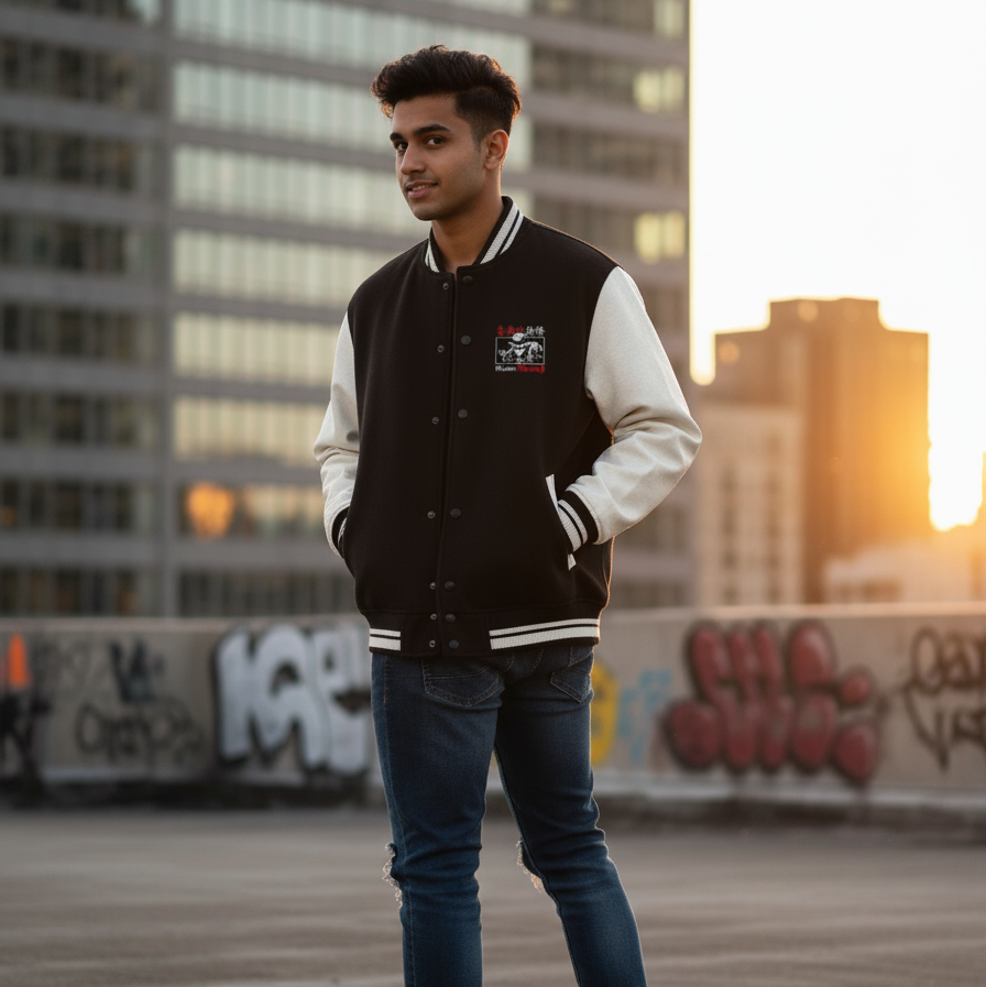 Muzan Unisex Varsity Jacket