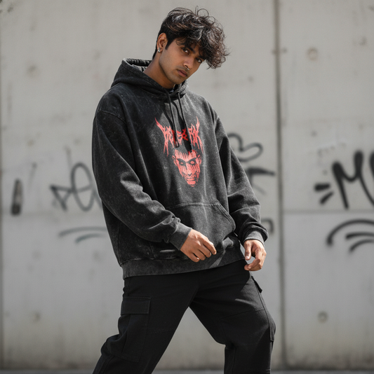 Berserk black edition Unisex Acid Washed Hoodie