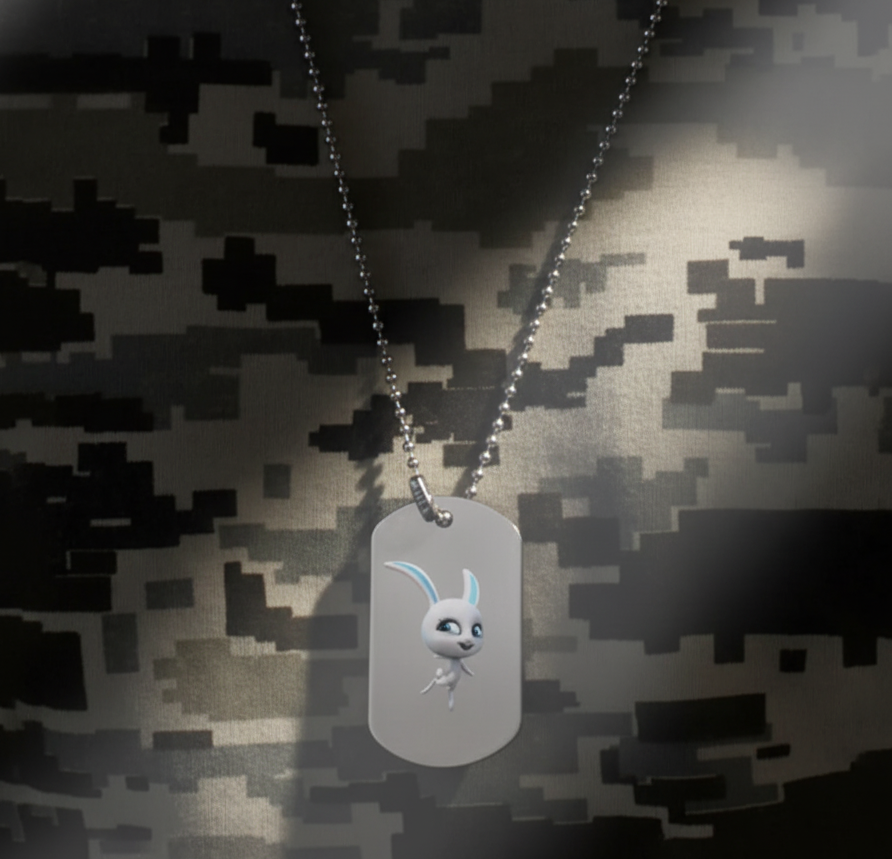Fluff Dog Tag