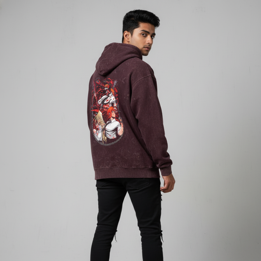 Chainsaw v2 Unisex Acid Washed Hoodie