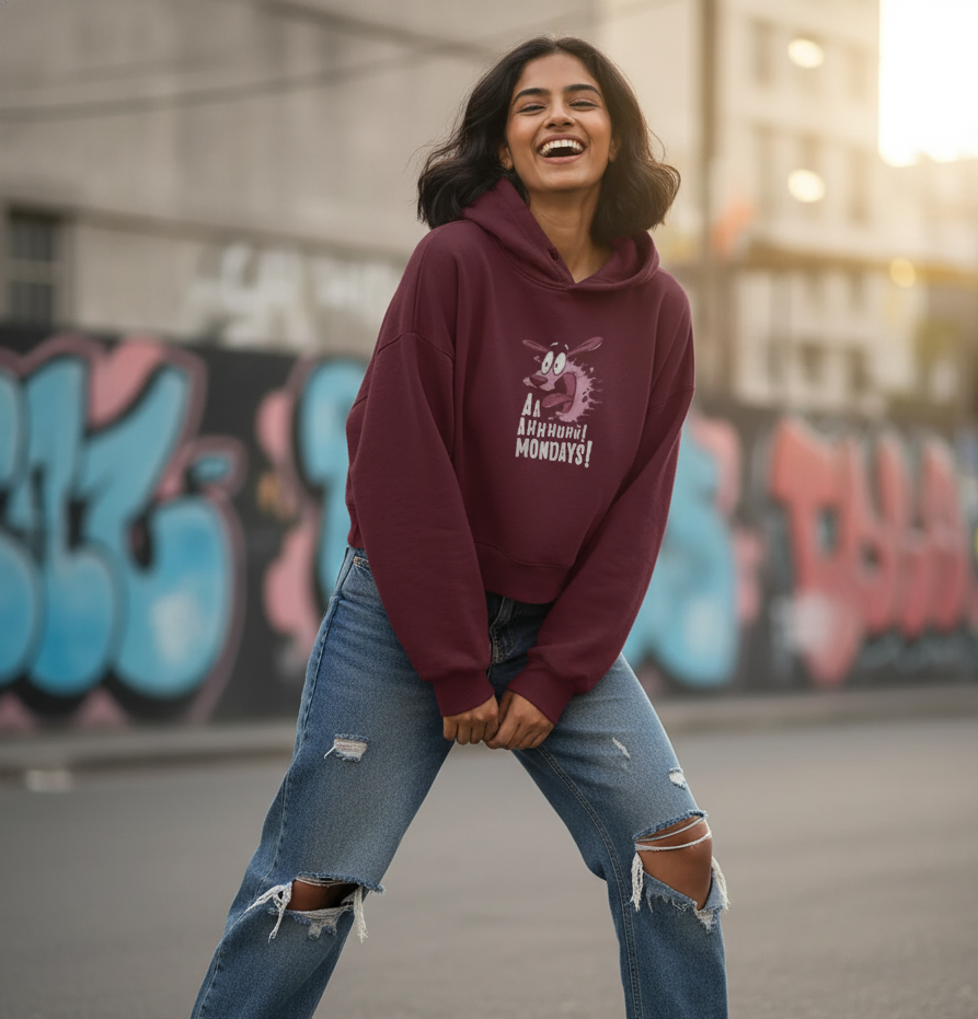 Courage Female Cropped Hoodie