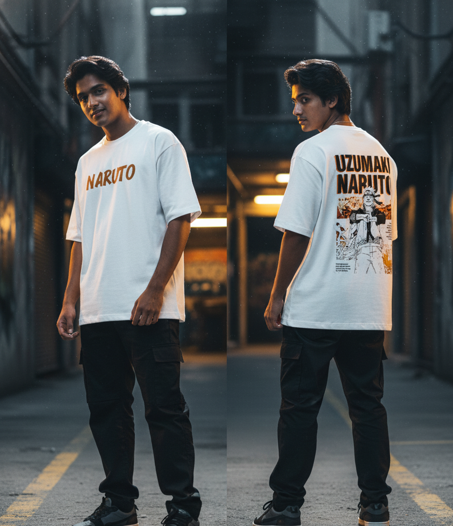 Naruto Unisex Oversized Classic T-Shirt