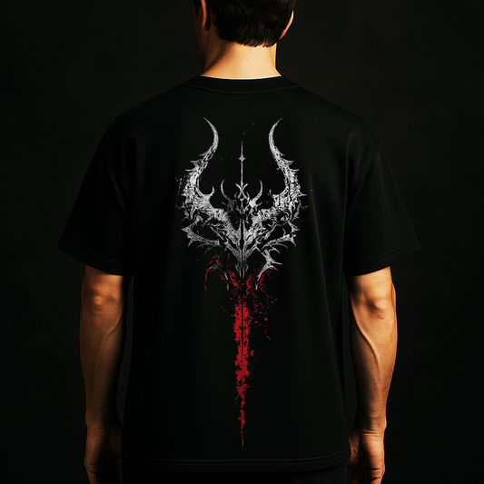 Sword oversize drop shoulder t shirt