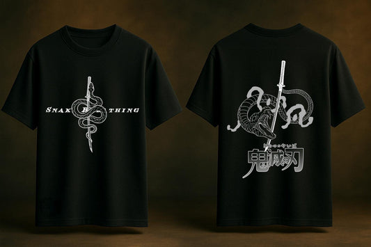 Snake Breathing oversize t shirt