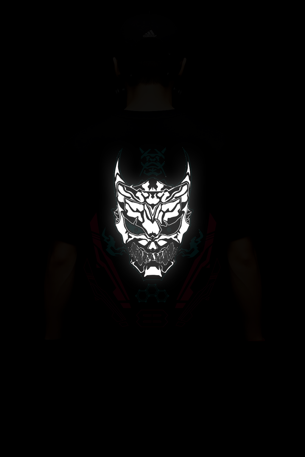 Kaiju No 8 V2 Reflective oversize t shirt