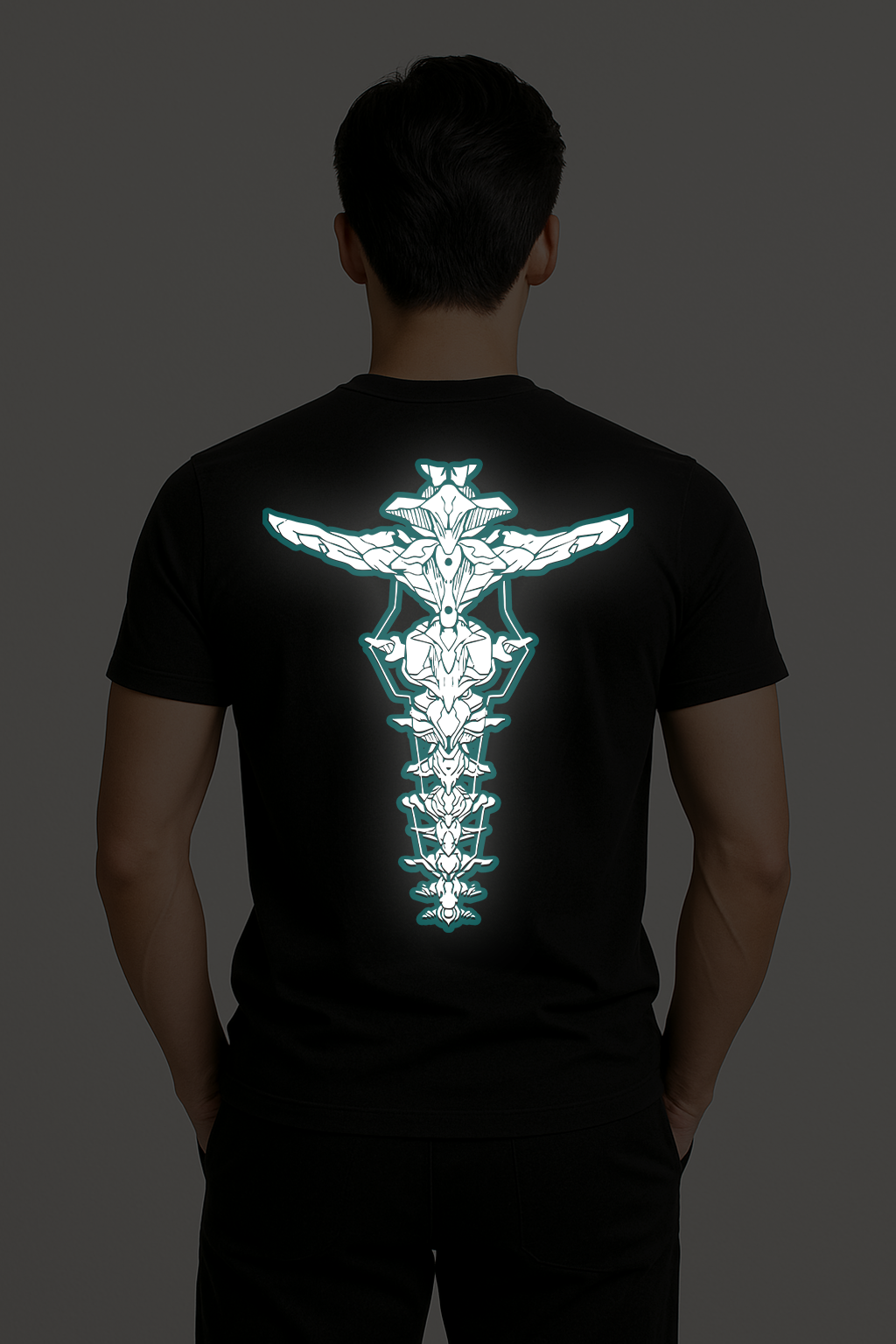 Kaiju exo Reflective t shirt