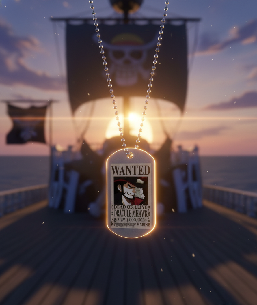 Dracule Mihawk Dog Tag